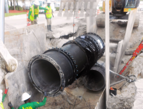 Water Main at the Intersection of Biscayne Boulevard and NW 5th Street